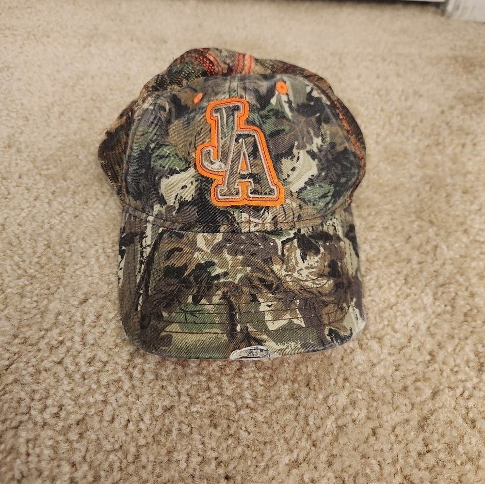 JASON ALDEAN DISTRESSED CAMO MESH BACK SNAPBACK CAP HAT One Size